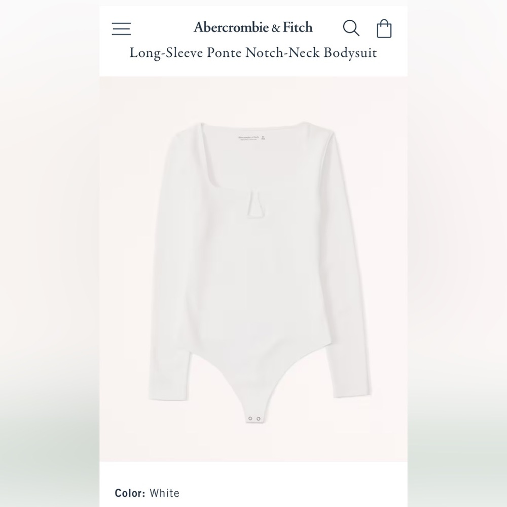 Abercrombie & Fitch Long-Sleeve Bodysuit